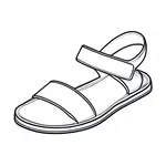 pair of open-toed sandals image